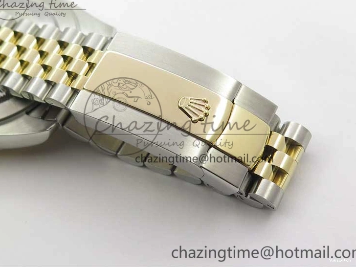 Best Bracelet Dial WWF Stick 126333 Edition 41 Makers YG Jubilee DateJust Wrapped Gold Wrapped SS SS A2836 on YG 0410